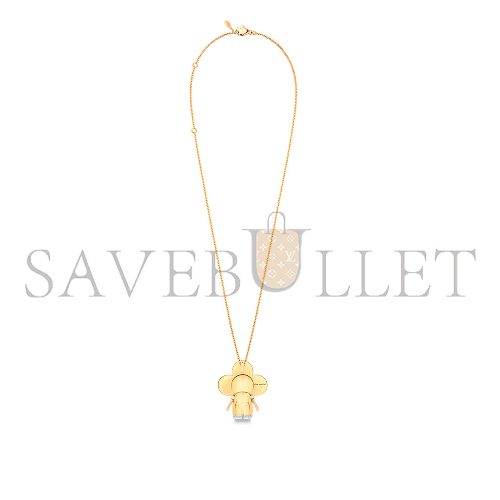 l**is v*t*n vivienne 18k gold Di*m*nd necklace q93801